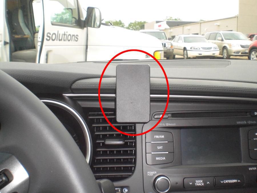 BRODIT - 855029 - ProClip ProClip 855029, Téléphone portable/Smartphone, Ordinateur portable, Support passif, Voiture, Noir