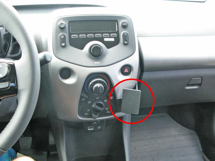 BRODIT - 855035 - ProClip Citroen C1 14-15 , Toyota AYGO 14-15 , Peugeot 108 14-15