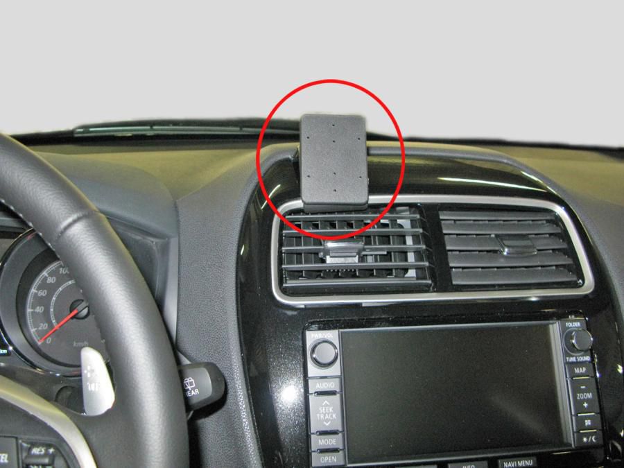 BRODIT - 855081 - ProClip ProClip, Téléphone portable/Smartphone, Ordinateur portable, Support passif, Voiture, Noir