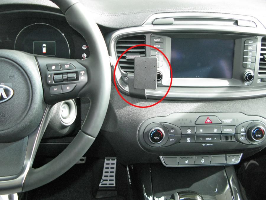 BRODIT - 855103 - ProClip 855103, Téléphone portable/Smartphone, Support passif, Voiture, Noir