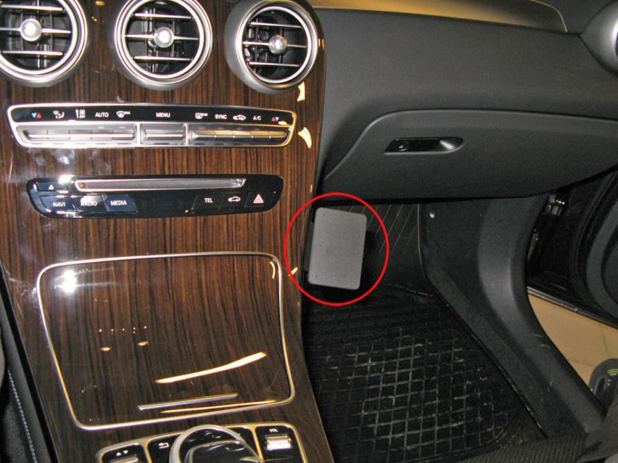 BRODIT - 855161 - ProClip 855161, Téléphone portable/Smartphone, Support passif, Voiture, Noir