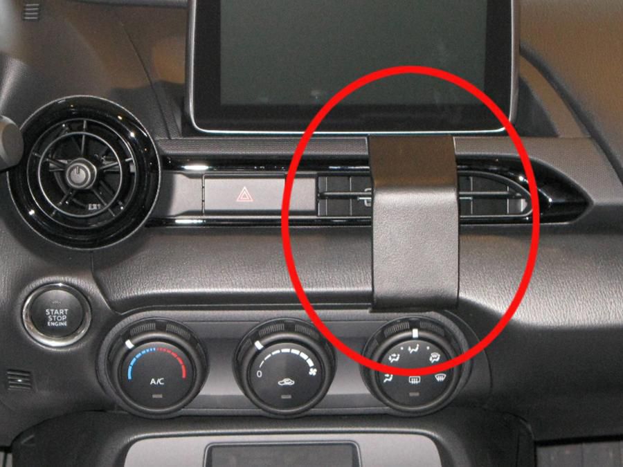 BRODIT - 855172 - ProClip 855172, Ordinateur portable, Support passif, Voiture, Noir