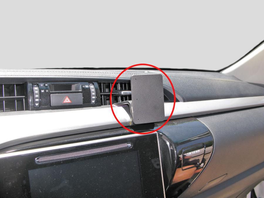 BRODIT - 855176 - ProClip 855176, Ordinateur portable, Téléphone portable/Smartphone, Navigateur, Support passif, Voiture, Noir