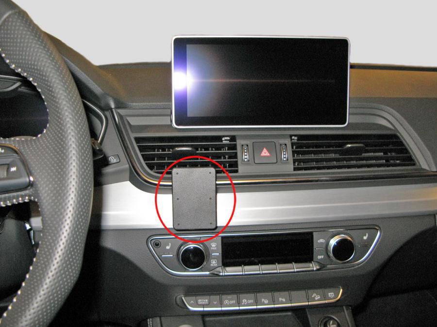BRODIT - 855286 - ProClip 855286, Ordinateur portable, Téléphone portable/Smartphone, Navigateur, Support passif, Voiture, Noir