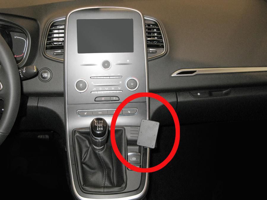 BRODIT - 855290 - ProClip 855290, Téléphone portable/Smartphone, Support passif, Voiture, Noir