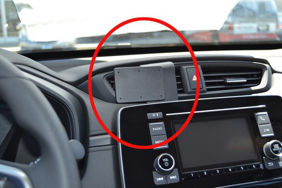 BRODIT - 855313 - ProClip 855313, Ordinateur portable, Téléphone portable/Smartphone, Navigateur, Support passif, Voiture, Noir