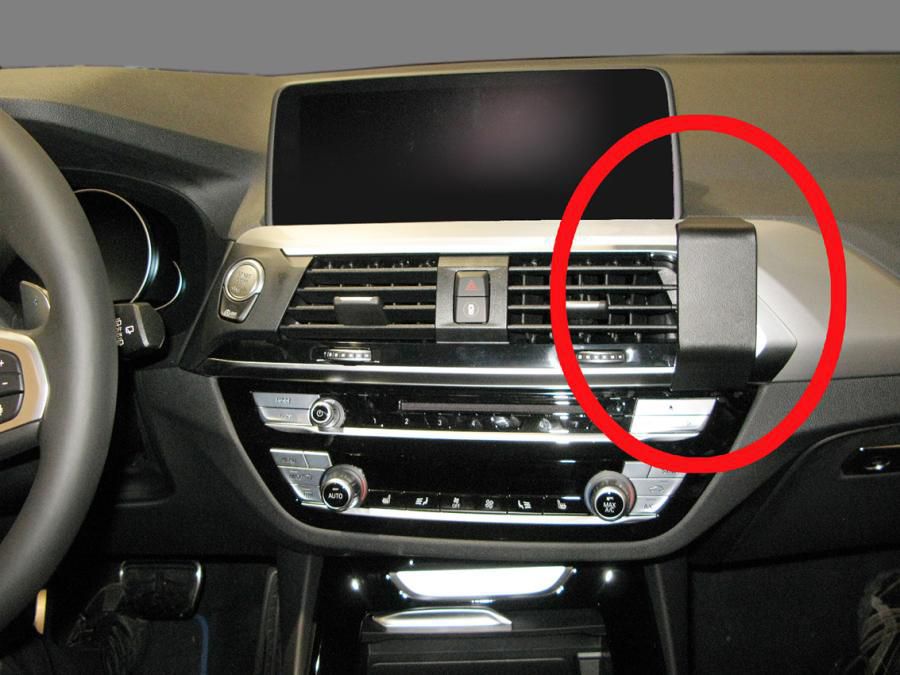 BRODIT - 855369 - ProClip 855369, Ordinateur portable, Téléphone portable/Smartphone, Navigateur, Support passif, Voiture, Noir
