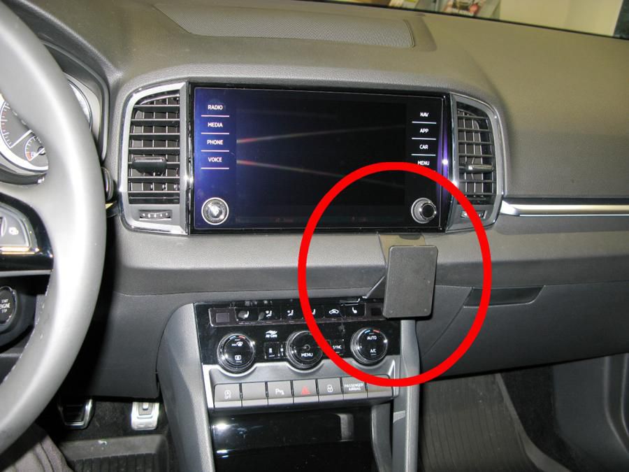 BRODIT - 855391 - ProClip 855391, Téléphone portable/Smartphone, Support passif, Voiture, Noir