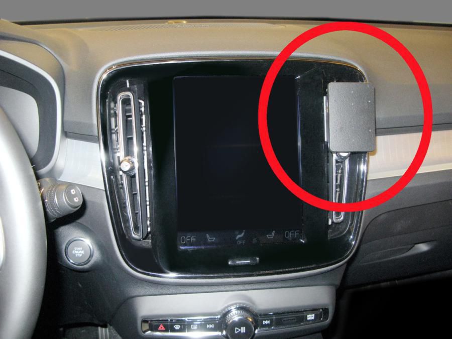 BRODIT - 855394 - ProClip 855394, Téléphone portable/Smartphone, Support passif, Voiture, Noir