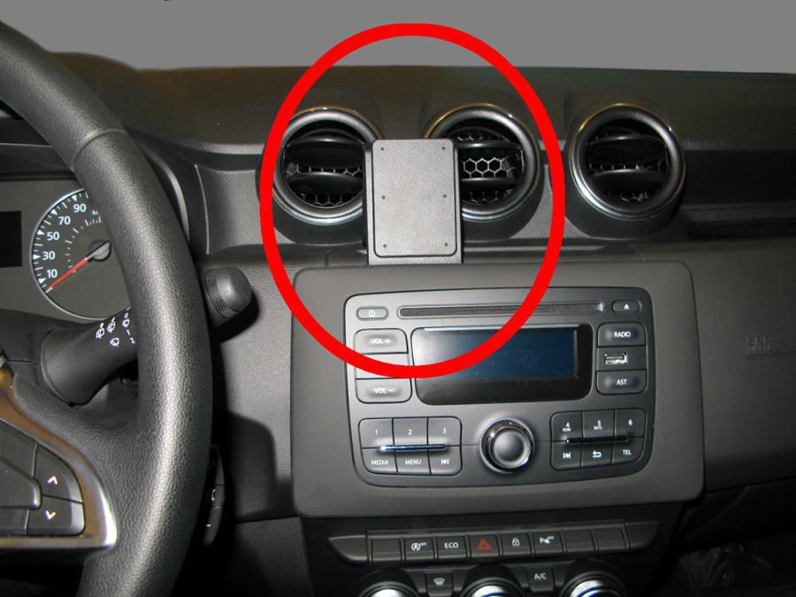 BRODIT - 855395 - ProClip 855395, Téléphone portable/Smartphone, Support passif, Voiture, Noir