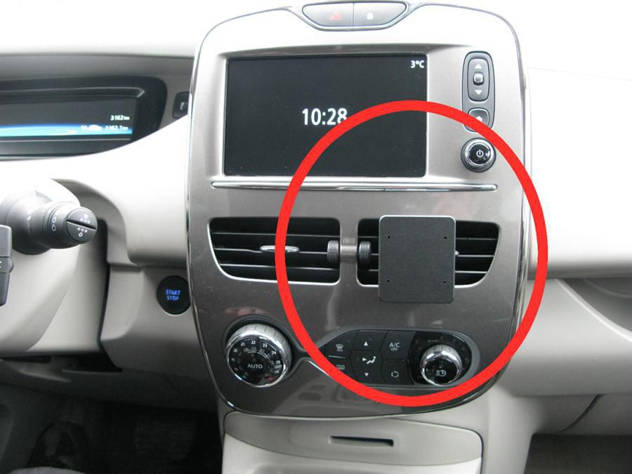 BRODIT - 855405 - ProClip 855405, Téléphone portable/Smartphone, Support passif, Voiture, Noir