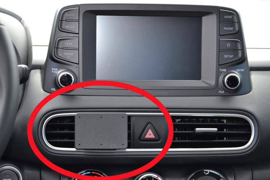 BRODIT - 855418 - ProClip 855418, Téléphone portable/Smartphone, Support passif, Voiture, Noir
