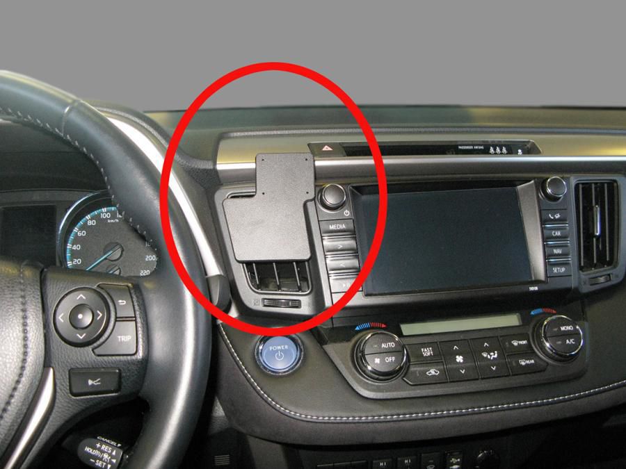 BRODIT - 855444 - ProClip 855444, Téléphone portable/Smartphone, Support passif, Voiture, Noir