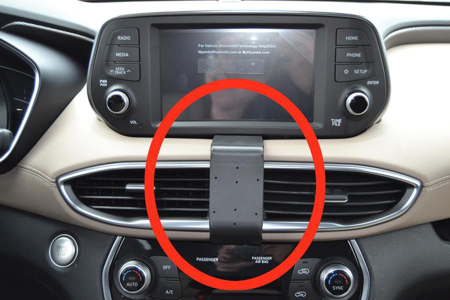 BRODIT - 855468 - ProClip 855468, Téléphone portable/Smartphone, Support passif, Voiture, Noir