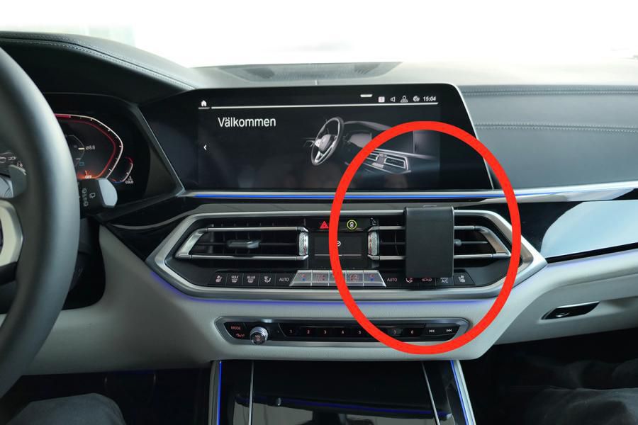 BRODIT - 855487 - ProClip 855487, Ordinateur portable, Téléphone portable/Smartphone, Navigateur, Support passif, Voiture, Noir