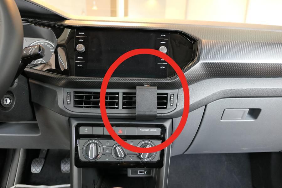 BRODIT - 855509 - ProClip 855509, Téléphone portable/Smartphone, Support passif, Voiture, Noir