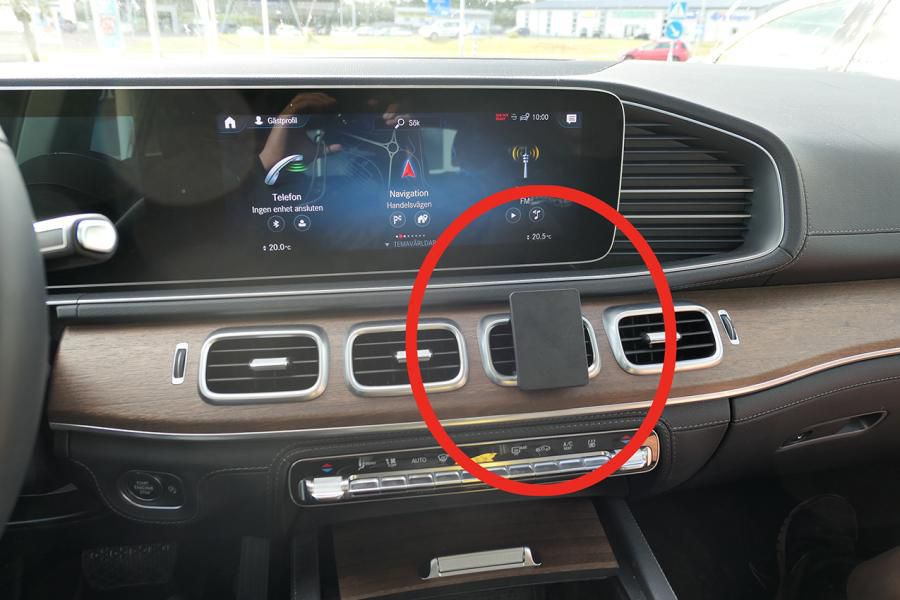 BRODIT - 855517 - ProClip 855517, Téléphone portable/Smartphone, Support passif, Voiture, Noir