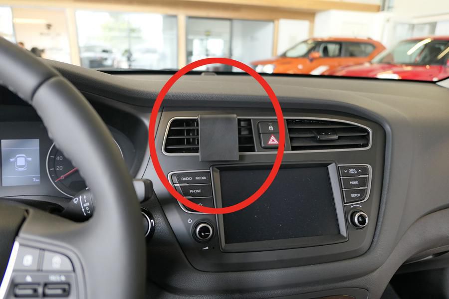 BRODIT - 855551 - ProClip 855551, Téléphone portable/Smartphone, Support passif, Voiture, Noir