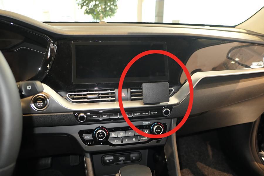 BRODIT - 855553 - ProClip 855553, Téléphone portable/Smartphone, Support passif, Voiture, Noir