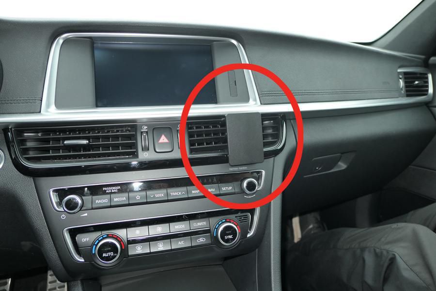 BRODIT - 855556 - ProClip 855556, Téléphone portable/Smartphone, Support passif, Voiture, Noir