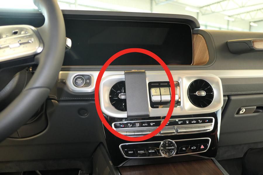 BRODIT - 855580 - ProClip 855580, Téléphone portable/Smartphone, Support passif, Voiture, Noir
