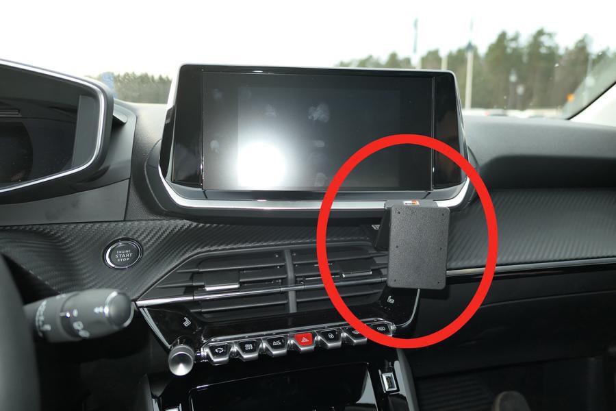 BRODIT - 855590 - ProClip 855590, Téléphone portable/Smartphone, Support passif, Voiture, Noir