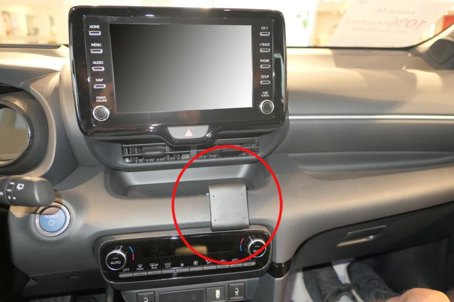 BRODIT - 855640 - ProClip 855640, Téléphone portable/Smartphone, Support passif, Voiture, Noir