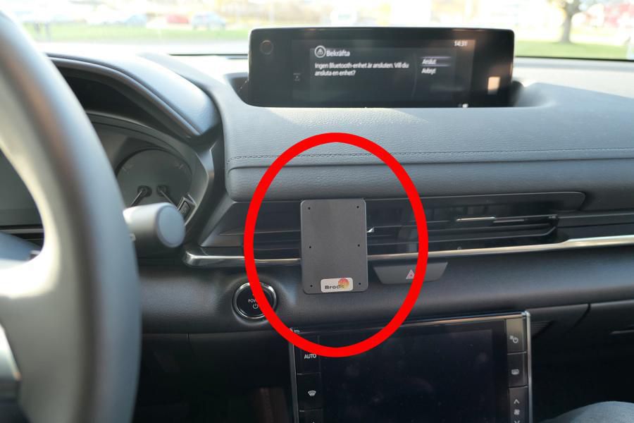 BRODIT - 855645 - ProClip 855645, Téléphone portable/Smartphone, Support passif, Voiture, Noir