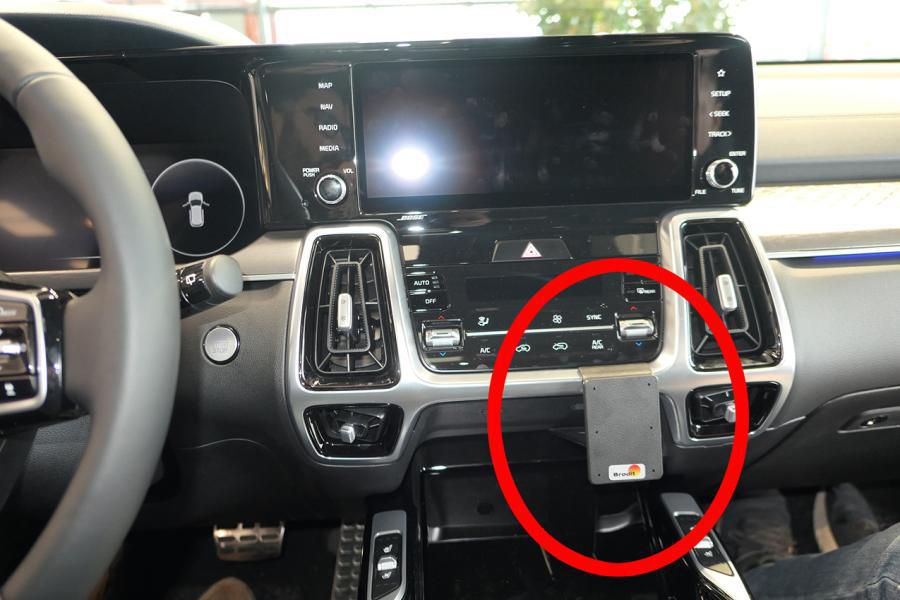 BRODIT - 855646 - ProClip 855646, Téléphone portable/Smartphone, Support passif, Voiture, Noir