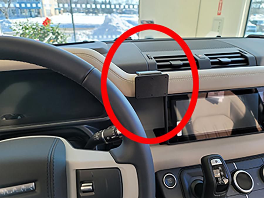 BRODIT - 855657 - ProClip 855657, Téléphone portable/Smartphone, Support passif, Voiture, Noir