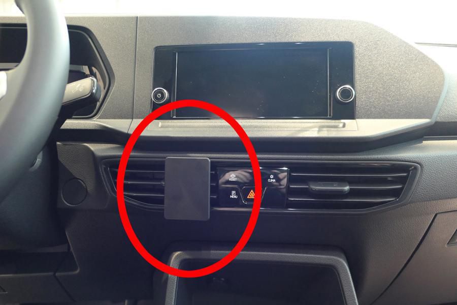 BRODIT - 855662 - ProClip 855662, Téléphone portable/Smartphone, Support passif, Voiture, Noir
