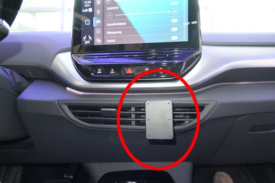 BRODIT - 855666 - ProClip 855666, Téléphone portable/Smartphone, Support passif, Voiture, Noir