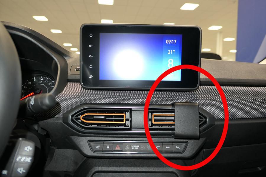 BRODIT - 855668 - ProClip 855668, Téléphone portable/Smartphone, Support passif, Voiture, Noir