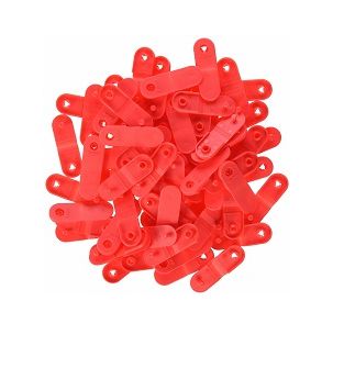 ZEBRA - 97032-RED - Kit fermetures clip, rouge