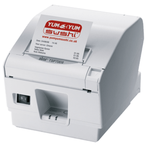 STAR - 99257300 - STAR TSP743II, HI X, 8 pts/mm (203 ppp), massicot, USB, gris