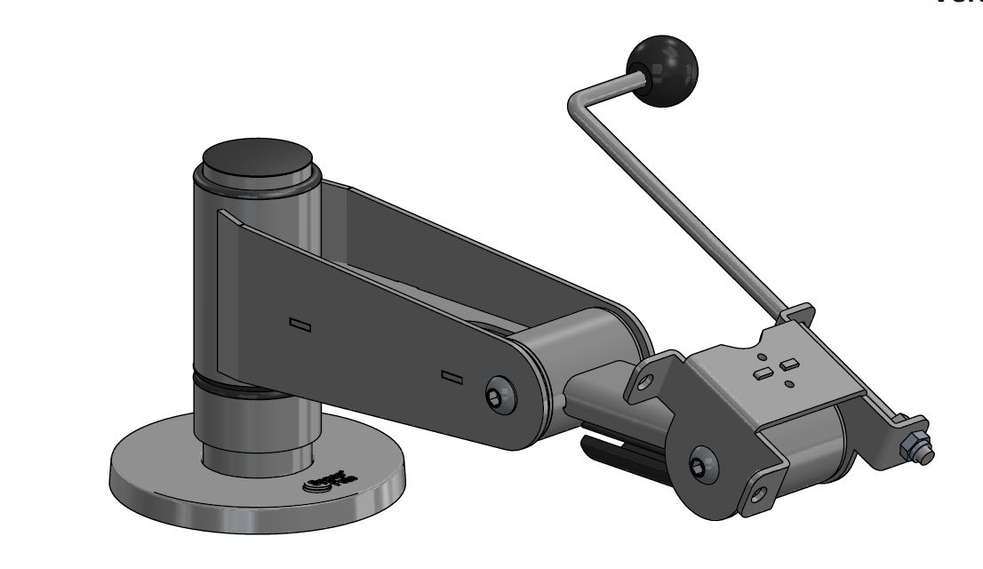 ERGONOMIC SOLUTIONS - ACA101 - Bras d'accessibilité avec 120 mm