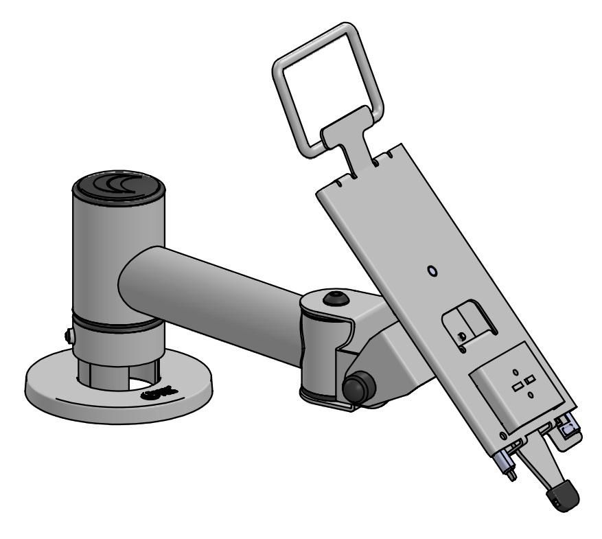 ERGONOMIC SOLUTIONS - ACA306-02 - PAYlift bras oscillant 120mm pole (SP2)- Noir