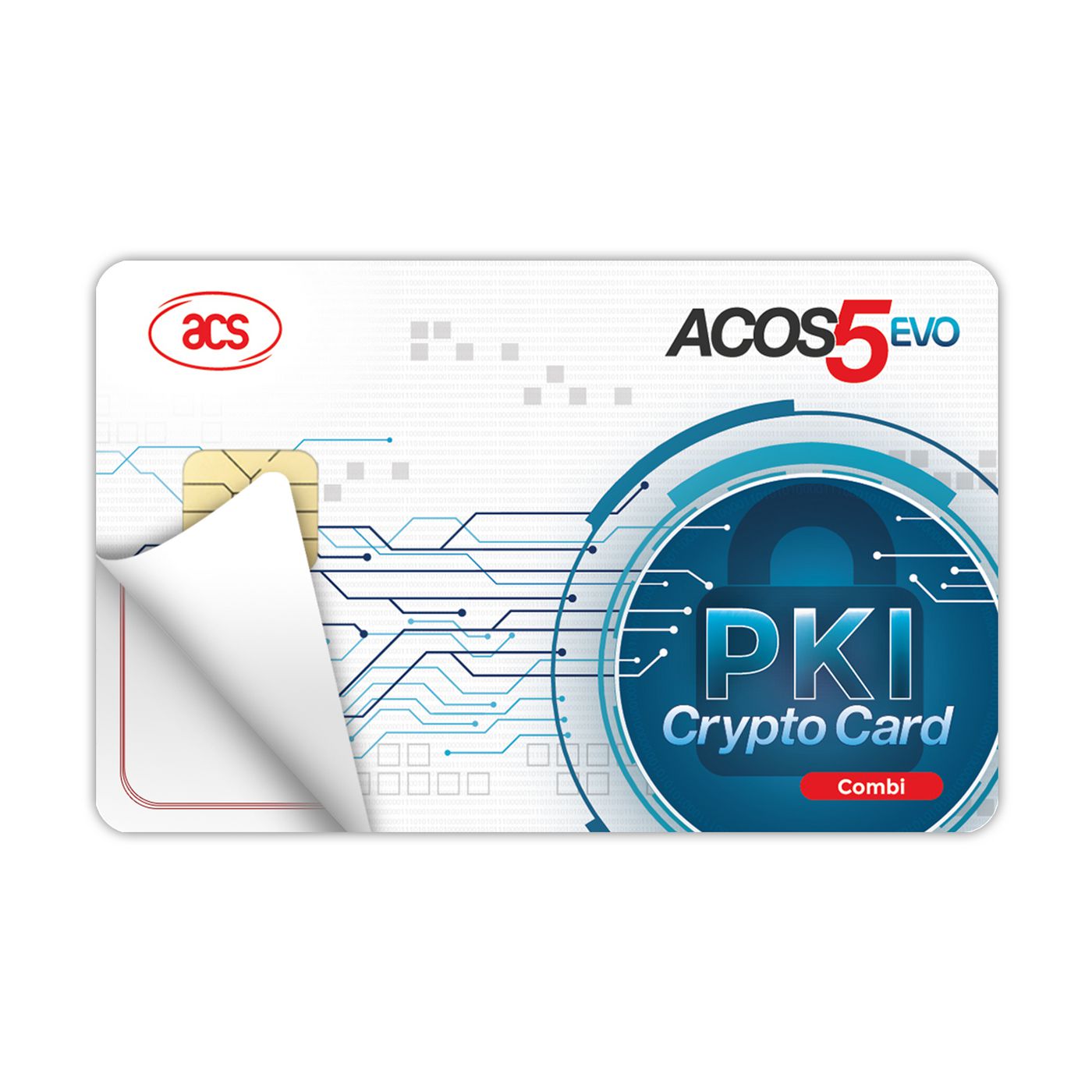 ACS - ACOS5-K1K - Carte à puce PKI (Combi)