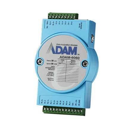 ADVANTECH DLOG - ADAM-6060 - Entrée numérique à 6 canaux et entrée numérique à 6 canaux