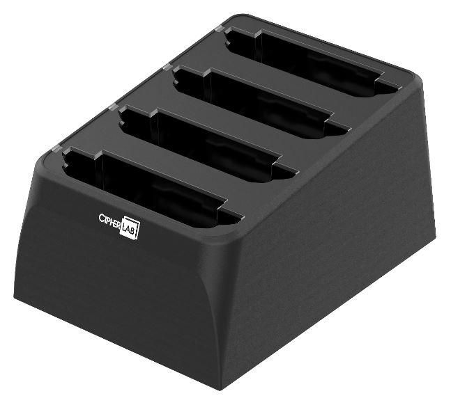 CIPHERLAB - ARS364SBNNG01 - CipherLab (4SB-RS36) 4 Slot Battery  Charger for RS36 UK adapter