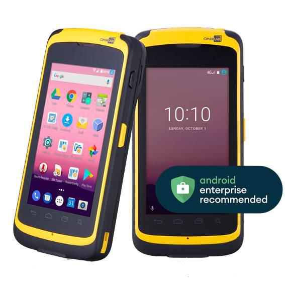 CIPHERLAB - AS51E2BE4G401 - CipherLab RS51  GSM/UMTS/HSPA+/LTE,WiFi,bluetooth,  2D Imager, RFID,GPS/AGPS/GLONASS, EU Adapter,4000mAh,Android O, GMS,4/64GB