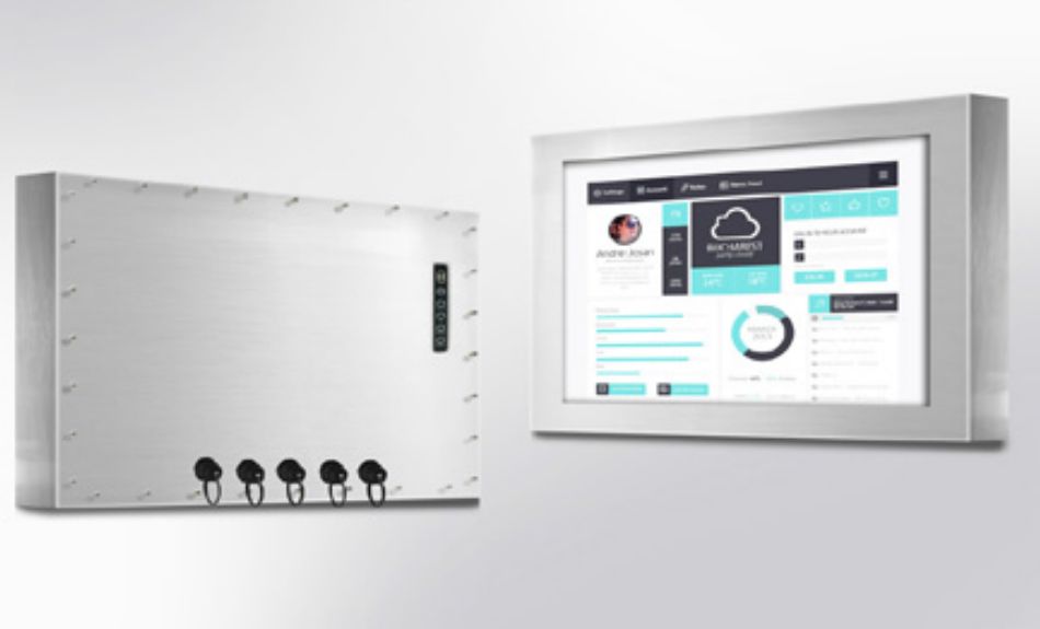 WINSONIC - AX-FCH3205-WH35L2-0000D-G30 - Châssis IP66 en acier inoxydable-304,32",1920x1080,LED-350n it,VGA,HDMI, WV(178°/178°),Adaptateur,Câbles IP66,ATEX
