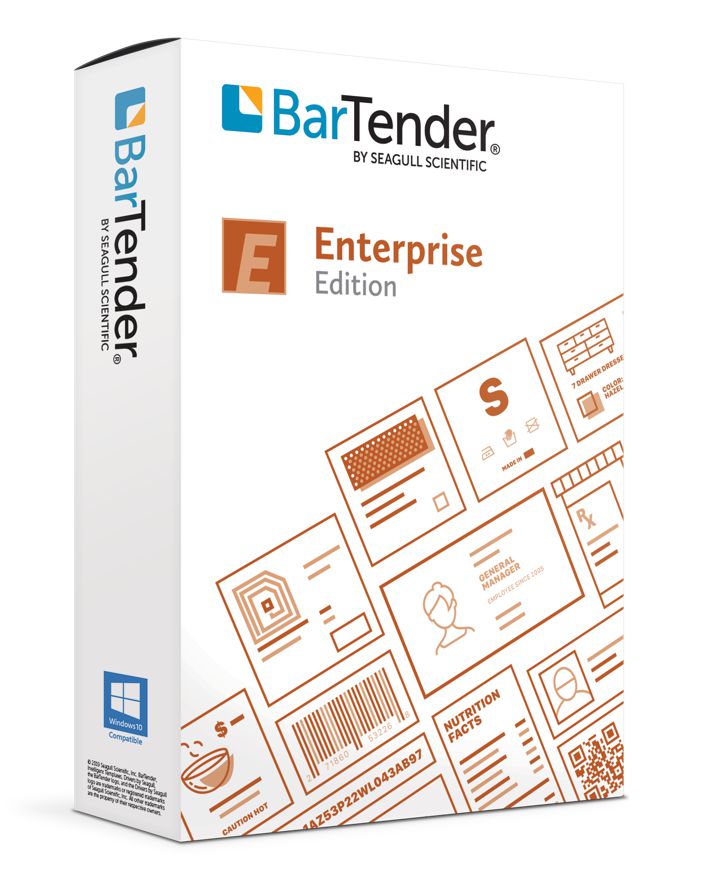 HONEYWELL - BTE-100 - Bartender Enterprise : licence d'application, 100 imprimés