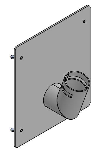 ERGONOMIC SOLUTIONS - C100146 - Plaque de base SP1 pour montage CandP pour NCR fastlane