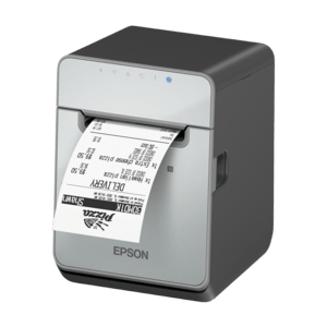 EPSON POS - C31CJ52103A0 - Epson TM-L100, 8 pts/mm (203 dpi), massicot, linerless, USB, RS232, Ethernet, noir