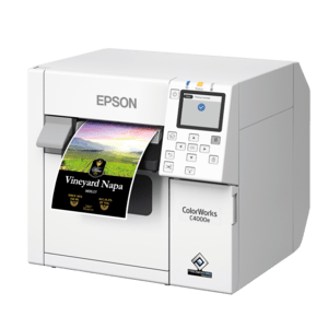 EPSON POS - C31CK03102MK - Epson ColorWorks C4000, encre noire mate, massicot, ZPLII, USB, Ethernet