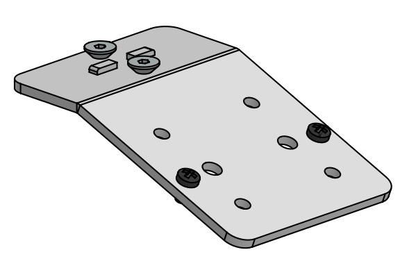 ERGONOMIC SOLUTIONS - C4900239-VB - Ergonomic Solutions générique ad on bracket for  DS457/GFS4450/FM430/FM420/GFS4 520 Scanner