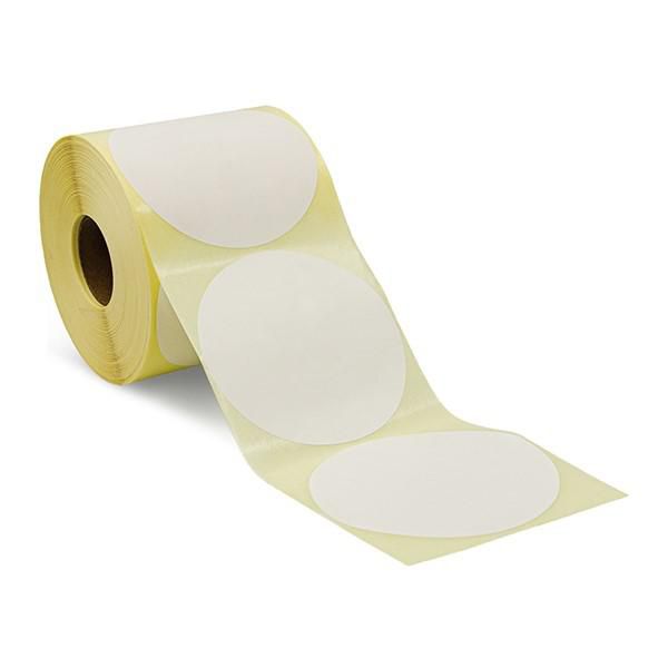 Capture - CA-LB3147 - Capture Round étiquette, étiquette diameter  Ø100mm, Core 40mm, Thermal  Transfer, Uncoated, No Perforation, 800 labels per roll, 24 rolls per box.