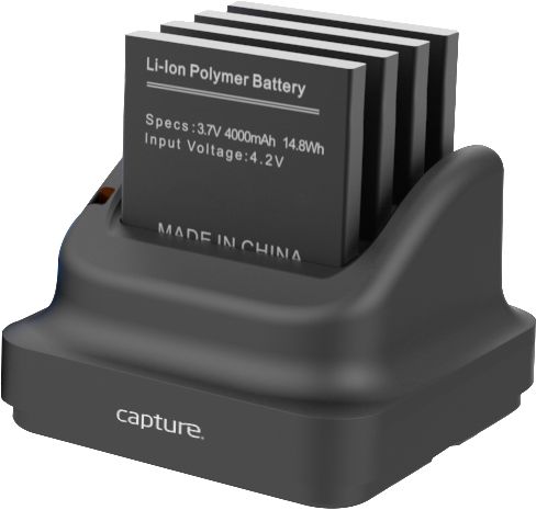 Capture - CA-MTAC-MBC - Socle de chargement Eagle (4 emplacements pour la batterie principale)