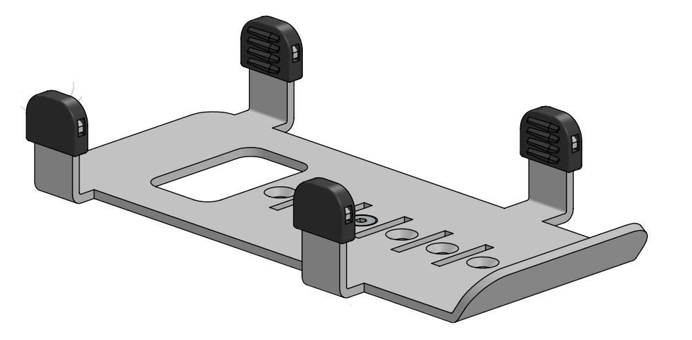 ERGONOMIC SOLUTIONS - CAS400-MN-02 - VEGA3000 MultiGripT (sans poignée) -Noir-